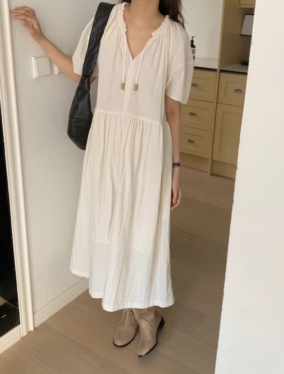 AN STAND韓國直郵女裝新品推薦休閑職業真品人氣24春夏連衣裙AN STAND-2件起連衣裙圖色1