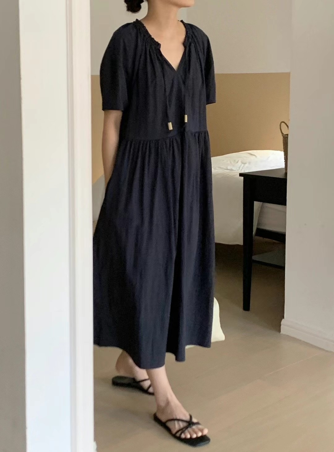 AN STAND韓國直郵女裝新品推薦休閑職業真品人氣24春夏連衣裙AN STAND-2件起連衣裙圖色2