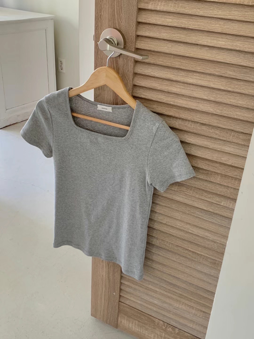 AN STAND直郵韓國代購女裝新品真品推薦職業休閑24春夏T恤AN STAND-2件起T恤圖色2