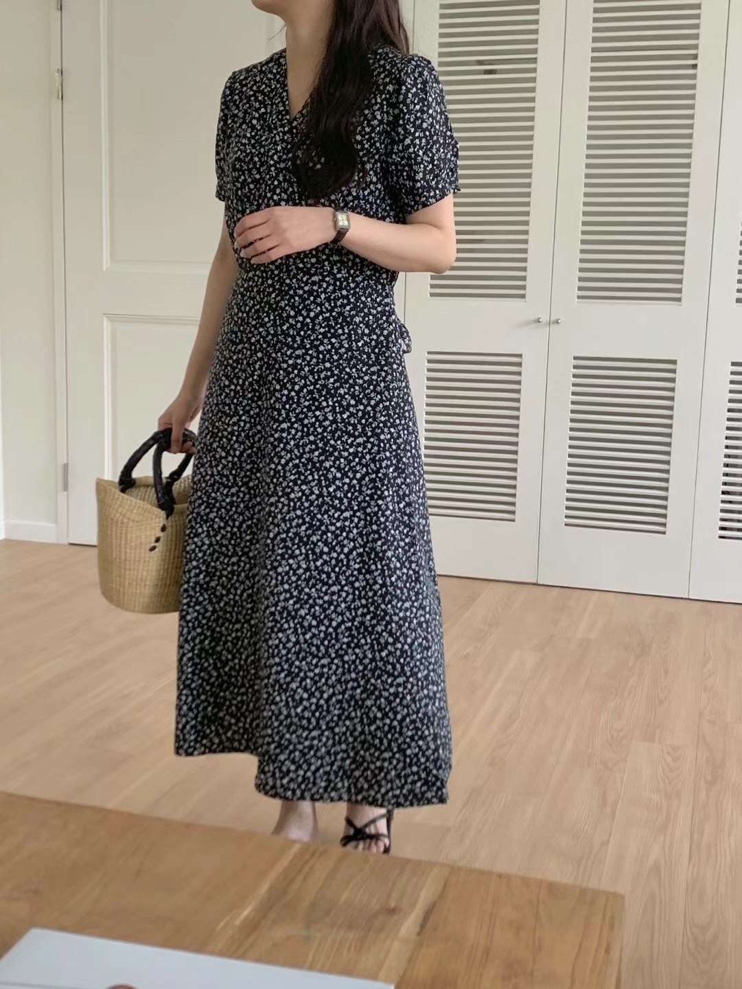 AN STAND韓國直郵東大門實拍女裝新品熱賣職業休閑時尚連衣裙AN STAND-2件起連衣裙