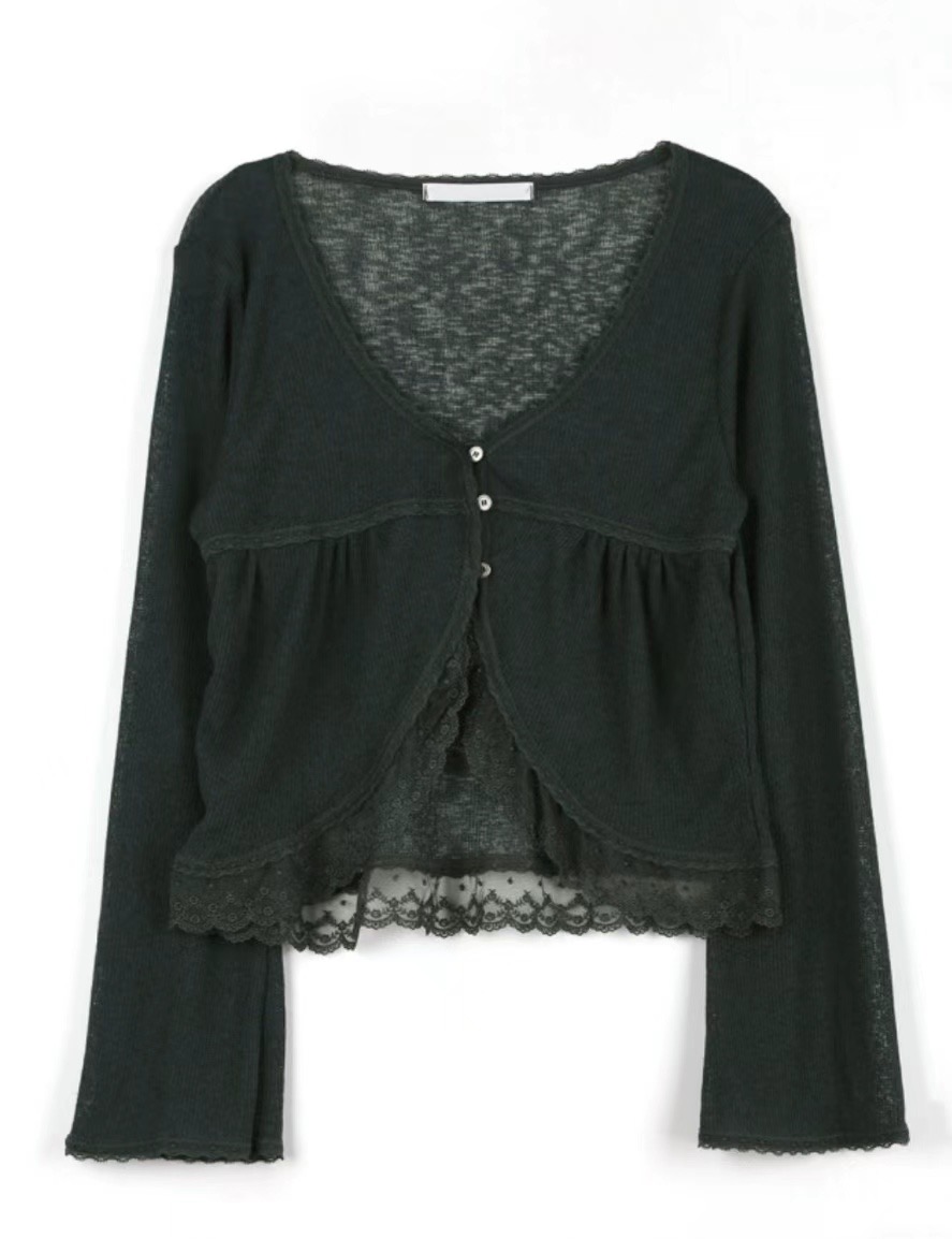 THELACREAM直郵韓國代購女裝新款真品推薦人氣時尚24春夏針織衫SPOON針織衫圖色3