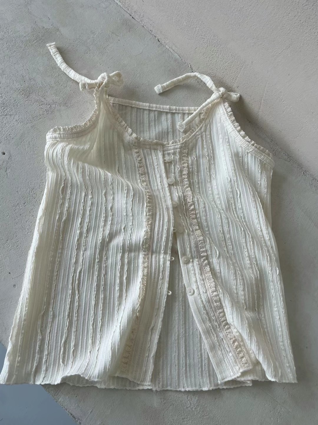 THELACREAM韓國直郵女裝新款時尚休閑熱賣人氣職業吊帶背心SPOON吊帶/背心圖色1