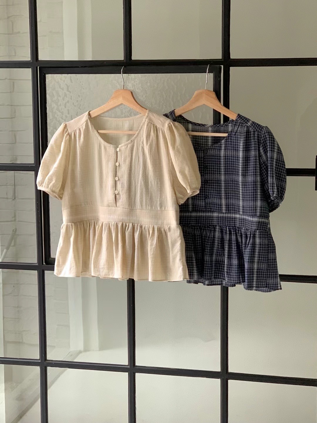 POLLEN東大門直郵女裝新品休閑人氣真品推薦時尚襯衫蕾絲衫POLLEN襯衫/蕾絲衫