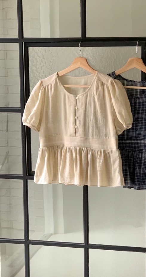 POLLEN東大門直郵女裝新品休閑人氣真品推薦時尚襯衫蕾絲衫POLLEN襯衫/蕾絲衫圖色1