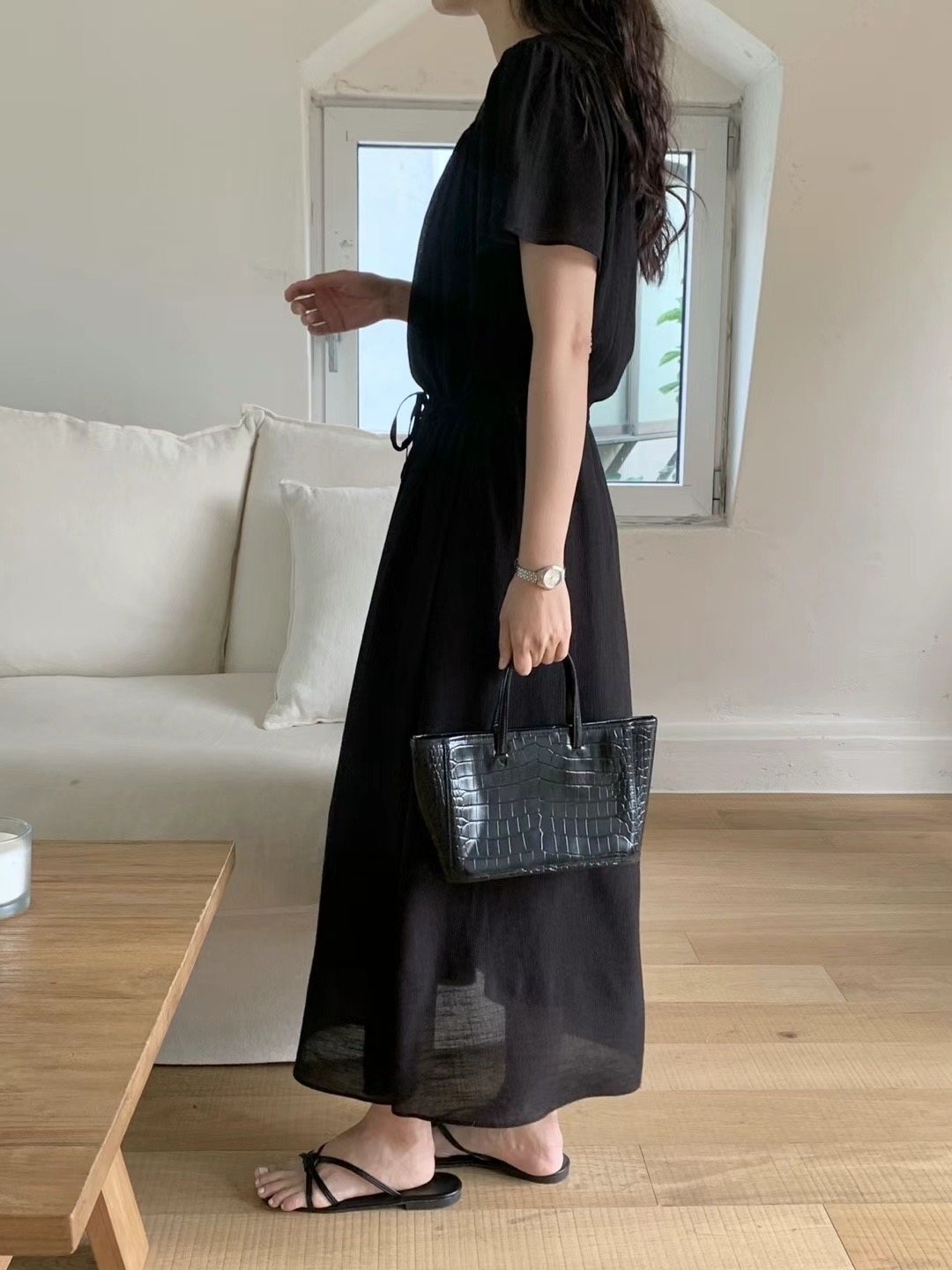 AN STAND韓國直郵東大門實拍女裝新款真品職業推薦時尚連衣裙AN STAND-2件起連衣裙