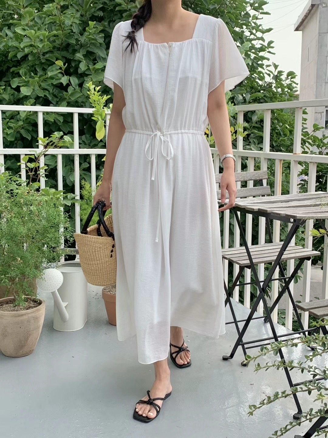 AN STAND韓國直郵東大門實拍女裝新款真品職業推薦時尚連衣裙AN STAND-2件起連衣裙圖色1