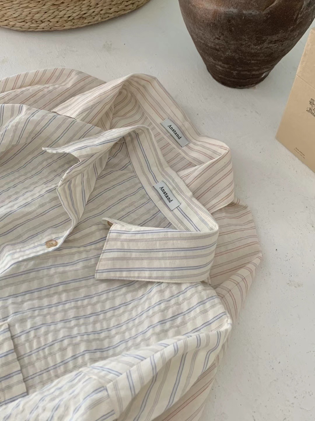 AN STAND韓國直郵女裝新款職業時尚人氣真品24春夏襯衫蕾絲衫AN STAND-2件起襯衫/蕾絲衫