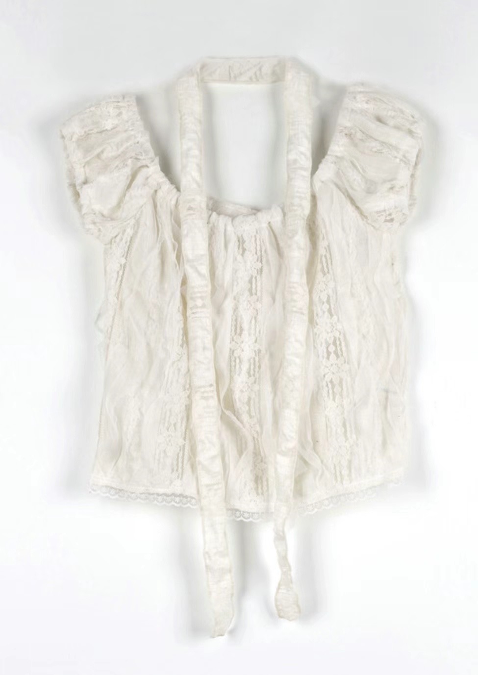 THELACREAM韓國直郵東大門代購女裝新品熱賣時尚襯衫蕾絲衫SPOON襯衫/蕾絲衫圖色1