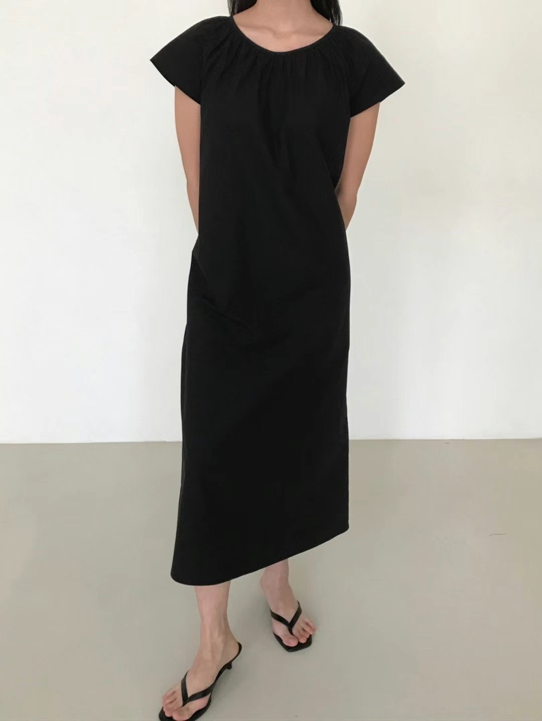 ONE AND韓國直郵東大門代購女裝新品真品熱賣休閑職業連衣裙ONE AND-2件起訂連衣裙圖色2