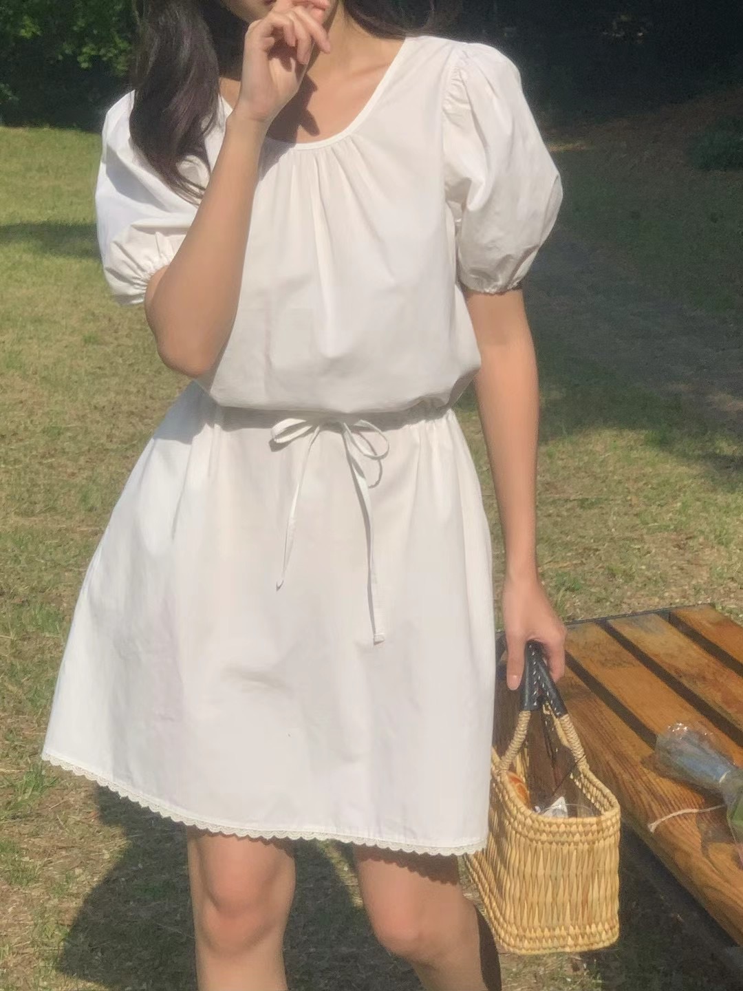 POLLEN韓國直郵女士新品熱賣推薦時尚人氣休閑24秋夏連衣裙POLLEN連衣裙圖色1