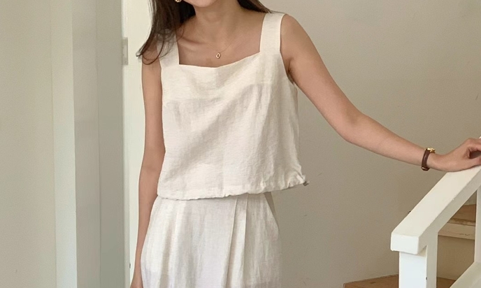 POLLEN東大門直郵女裝新款熱賣推薦真品職業休閑時尚吊帶背心POLLEN吊帶/背心圖色1