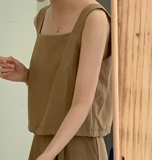 POLLEN東大門直郵女裝新款熱賣推薦真品職業休閑時尚吊帶背心POLLEN吊帶/背心圖色2