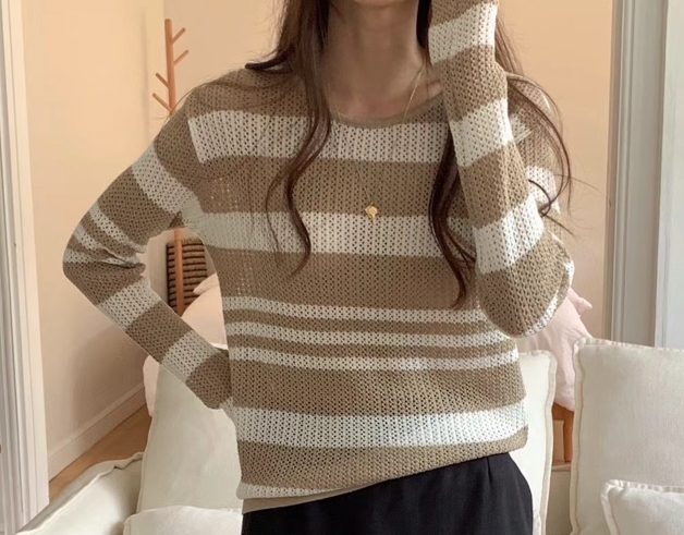 POLLEN東大門實拍女裝新款推薦真品休閑24秋夏時尚針織衫POLLEN針織衫圖色1