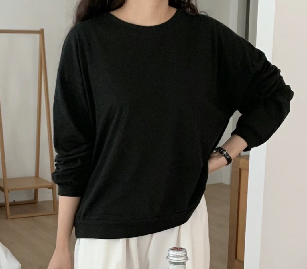 AN STAND直郵韓國代購女裝新款24春夏時尚休閑推薦人氣衛衣AN STAND-2件起衛衣圖色3