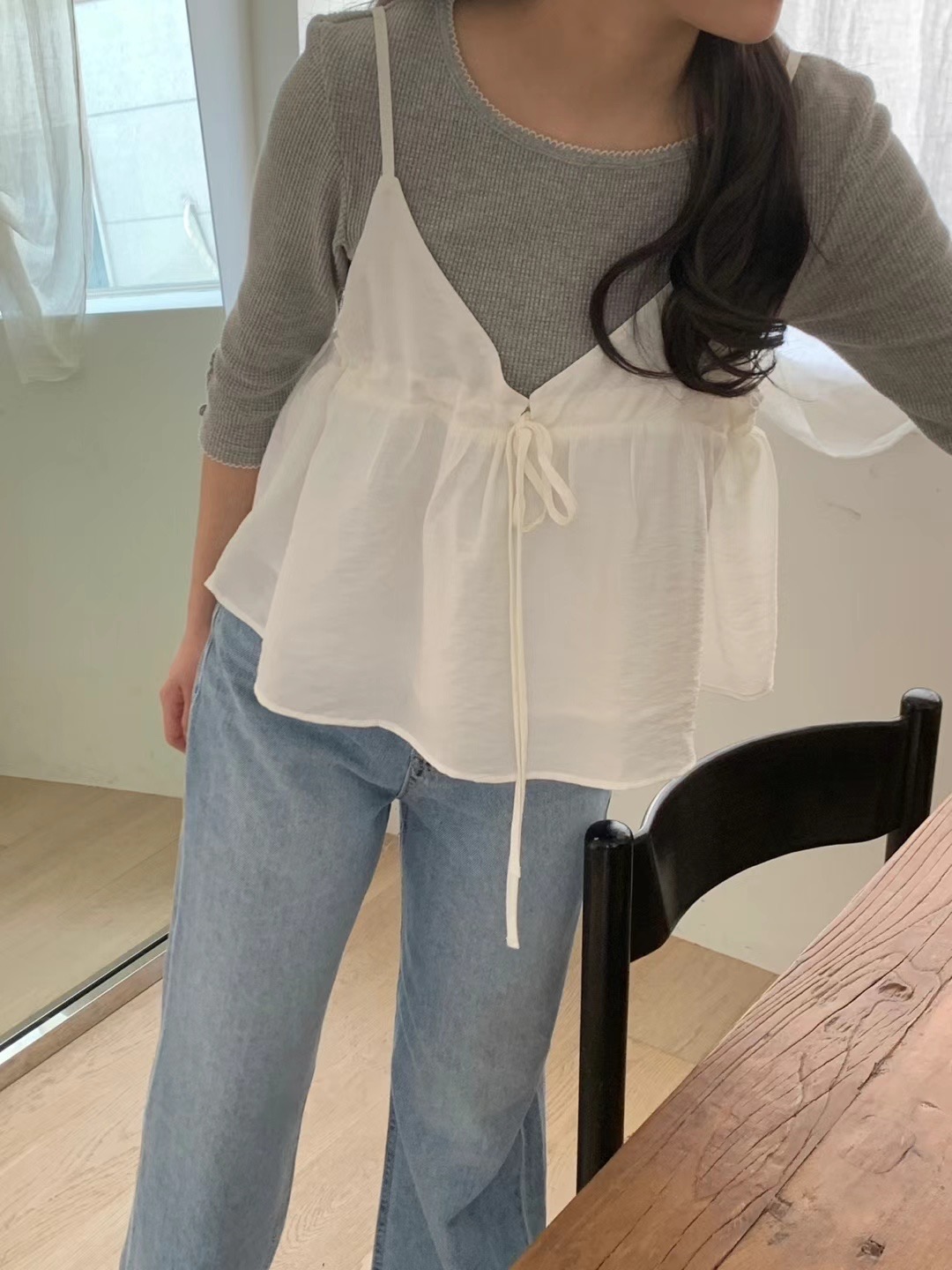 AN STAND韓國直郵東大門代購女裝新品推薦人氣24春夏吊帶背心AN STAND-2件起吊帶/背心