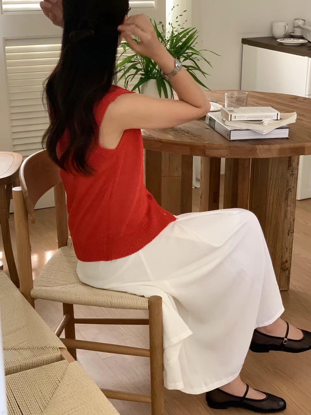 BABER直郵韓國代購女裝新款24春夏時尚休閑真品人氣熱賣馬甲THE ORA馬甲