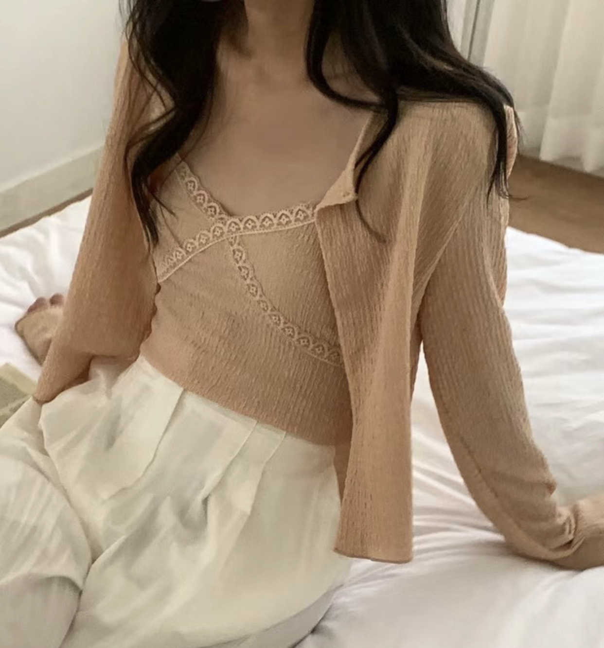 BABER韓國直郵東大門代購女裝新品時尚推薦24春夏真品套裝THE ORA套裝圖色2