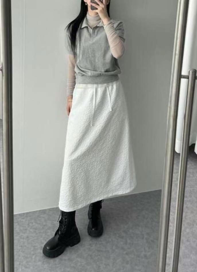 COVENT韓國直郵東大門實拍女裝新款職業24春夏推薦時尚長裙COVENT長裙