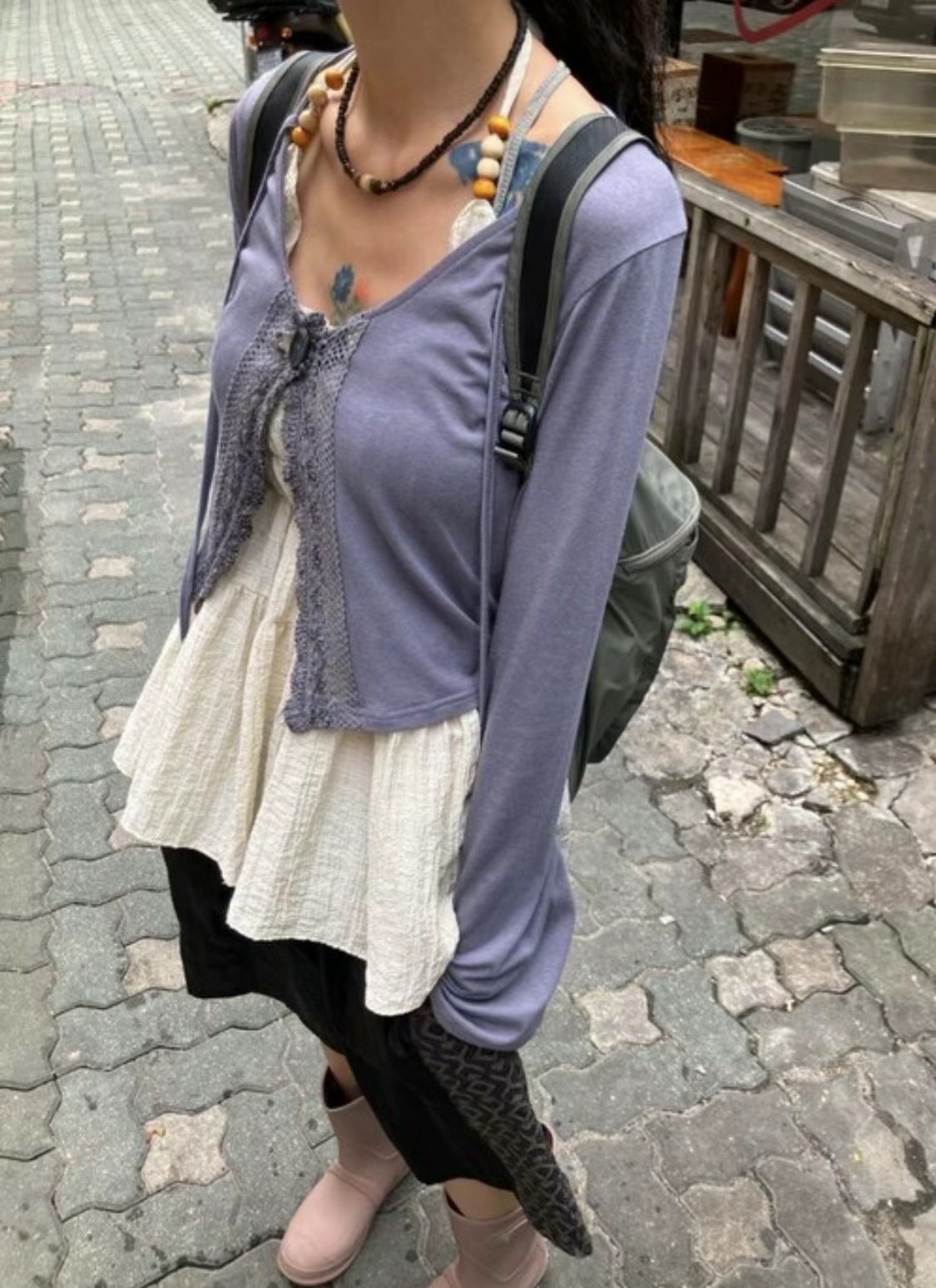 THELACREAM直郵韓國代購女裝新款推薦24春夏人氣時尚針織衫THELACREAM針織衫
