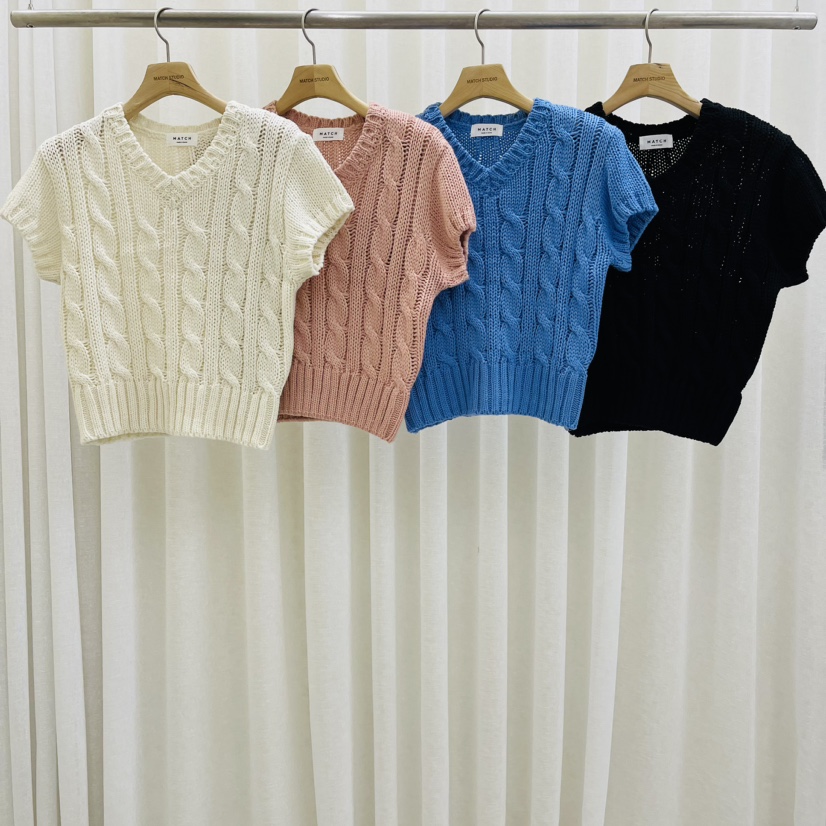 Match Studio韓國直郵女裝新款真品時尚熱賣職業推薦針織衫Match Studio針織衫