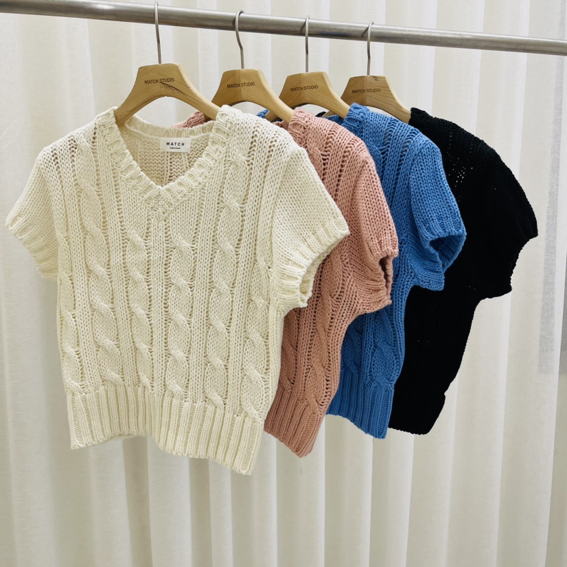Match Studio韓國直郵女裝新款真品時尚熱賣職業推薦針織衫Match Studio針織衫
