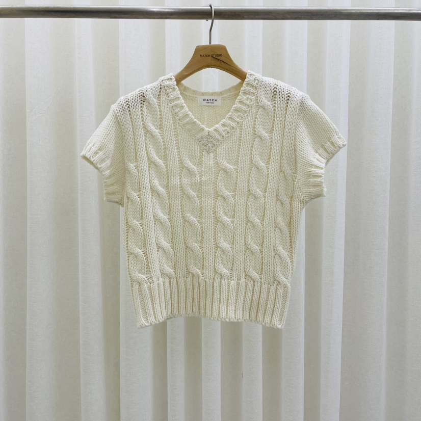 Match Studio韓國直郵女裝新款真品時尚熱賣職業推薦針織衫Match Studio針織衫圖色1