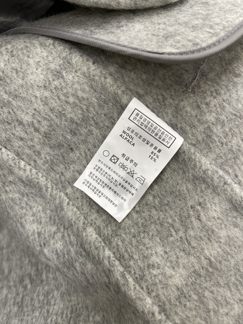 Match Studio韓國直郵東大門實拍女裝新品推薦短款大衣羊駝Match Studio短款大衣