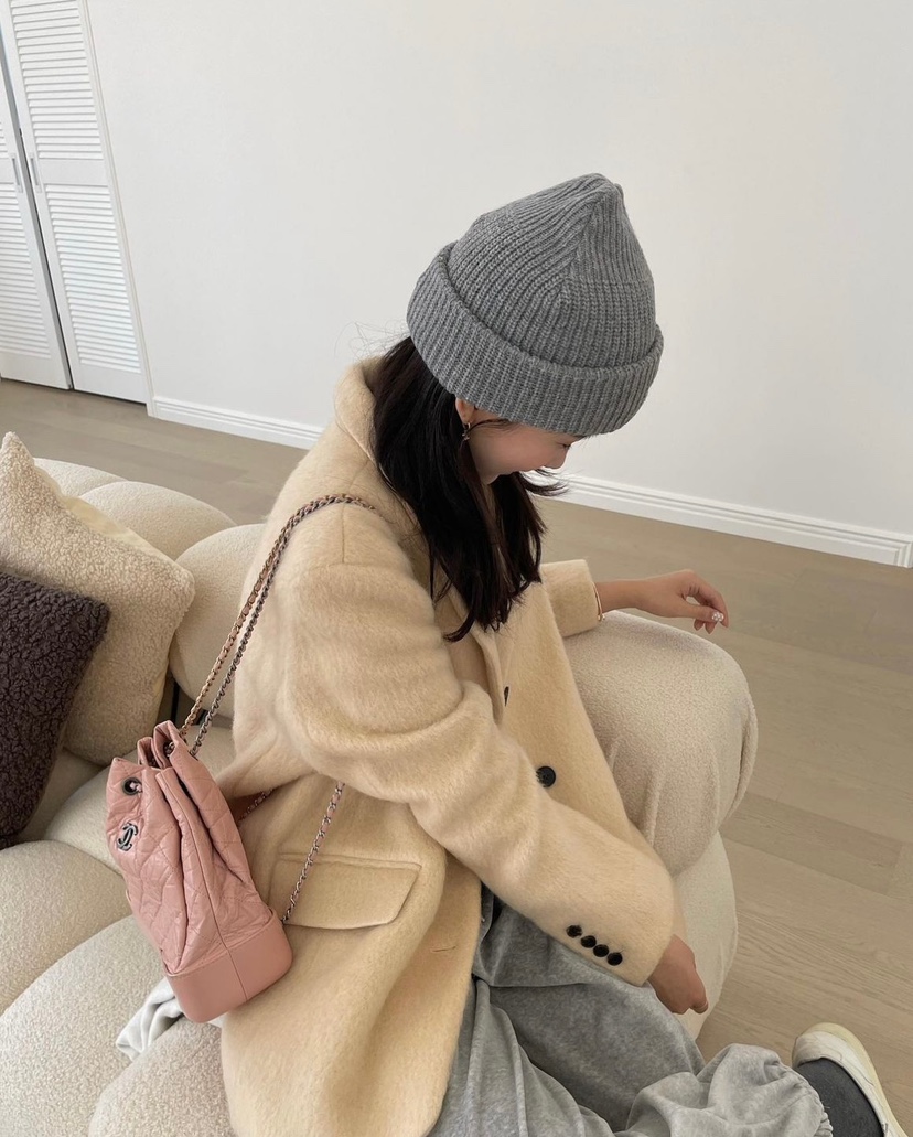 Match Studio韓國直郵東大門實拍女裝新品推薦短款大衣羊駝Match Studio短款大衣