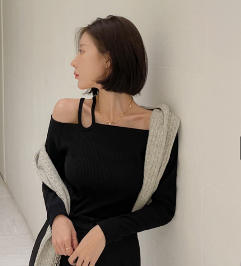 LEA/ASHER-J韓國直郵東大門實拍女裝新款熱賣人氣長袖T恤이향長袖T恤