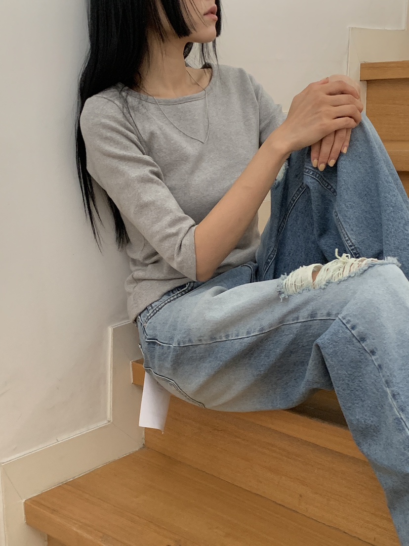 US直郵韓國代購女裝新品24春夏真品推薦休閑職業熱賣人氣T恤UST恤