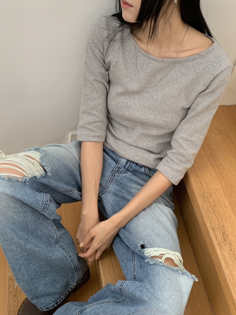 US直郵韓國代購女裝新品24春夏真品推薦休閑職業熱賣人氣T恤UST恤