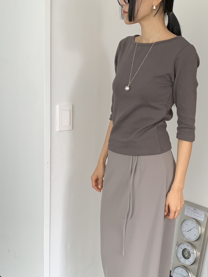 US直郵韓國代購女裝新品24春夏真品推薦休閑職業熱賣人氣T恤UST恤圖色4