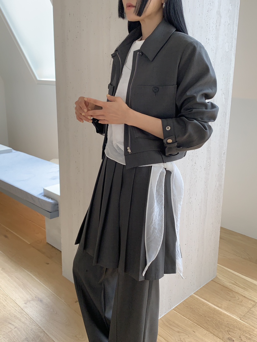 US韓國直郵東大門實拍女裝新品真品24春夏熱賣時尚職業夾克US夾克