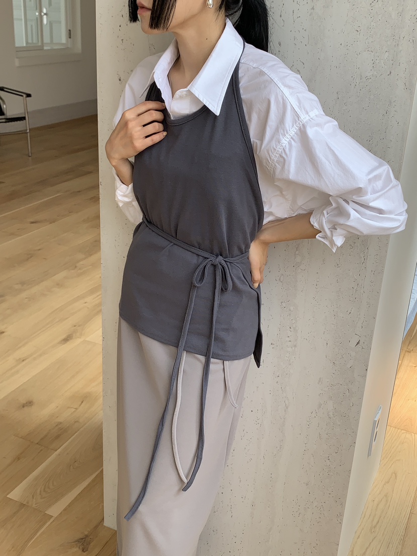 US韓國直郵東大門代購女裝新款推薦熱賣24春夏人氣吊帶背心US吊帶/背心