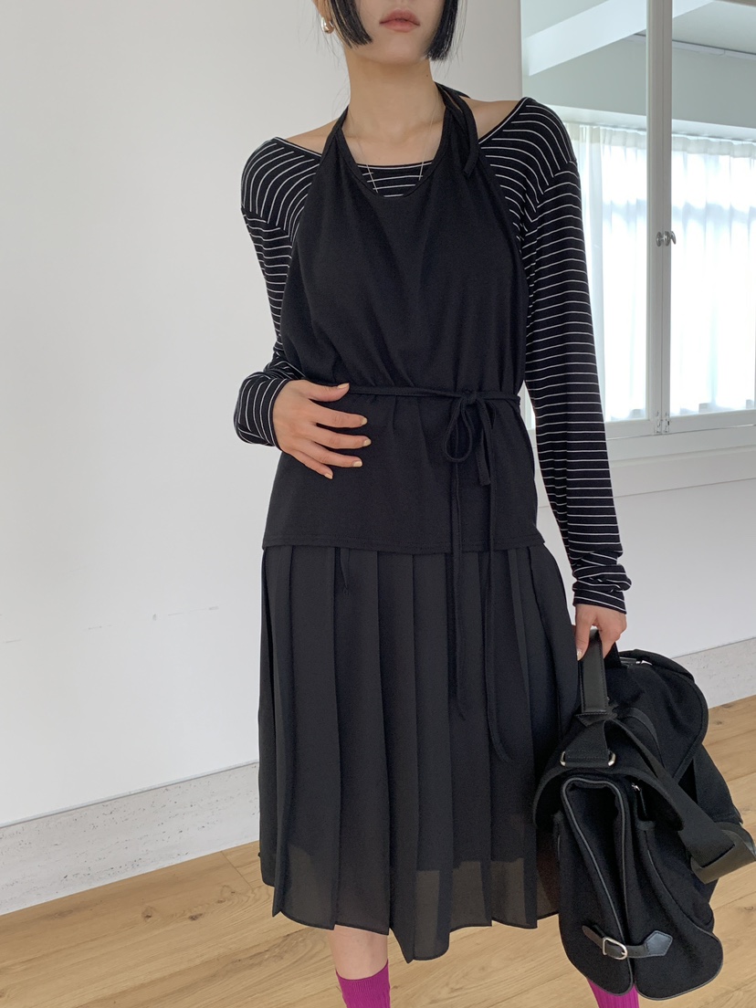 US韓國直郵東大門代購女裝新款推薦熱賣24春夏人氣吊帶背心US吊帶/背心