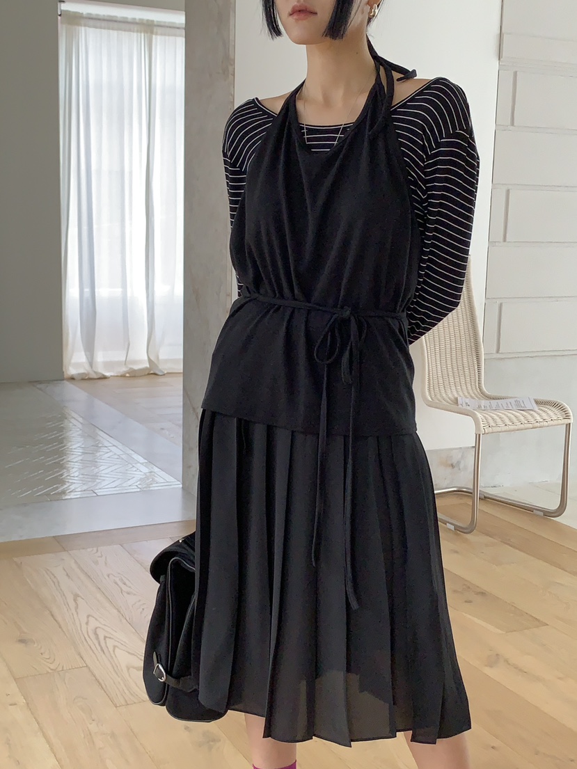 US韓國直郵東大門代購女裝新款推薦熱賣24春夏人氣吊帶背心US吊帶/背心