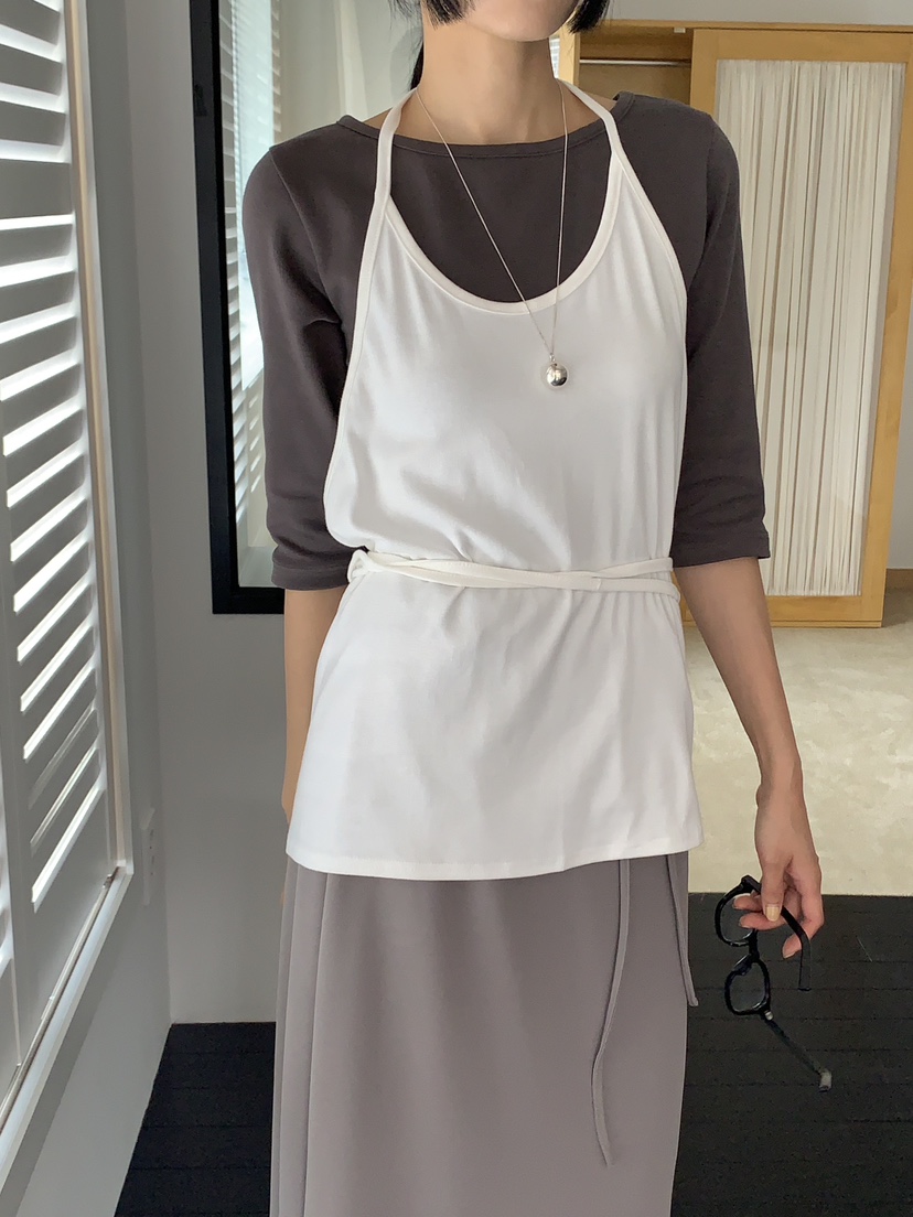 US韓國直郵東大門代購女裝新款推薦熱賣24春夏人氣吊帶背心US吊帶/背心