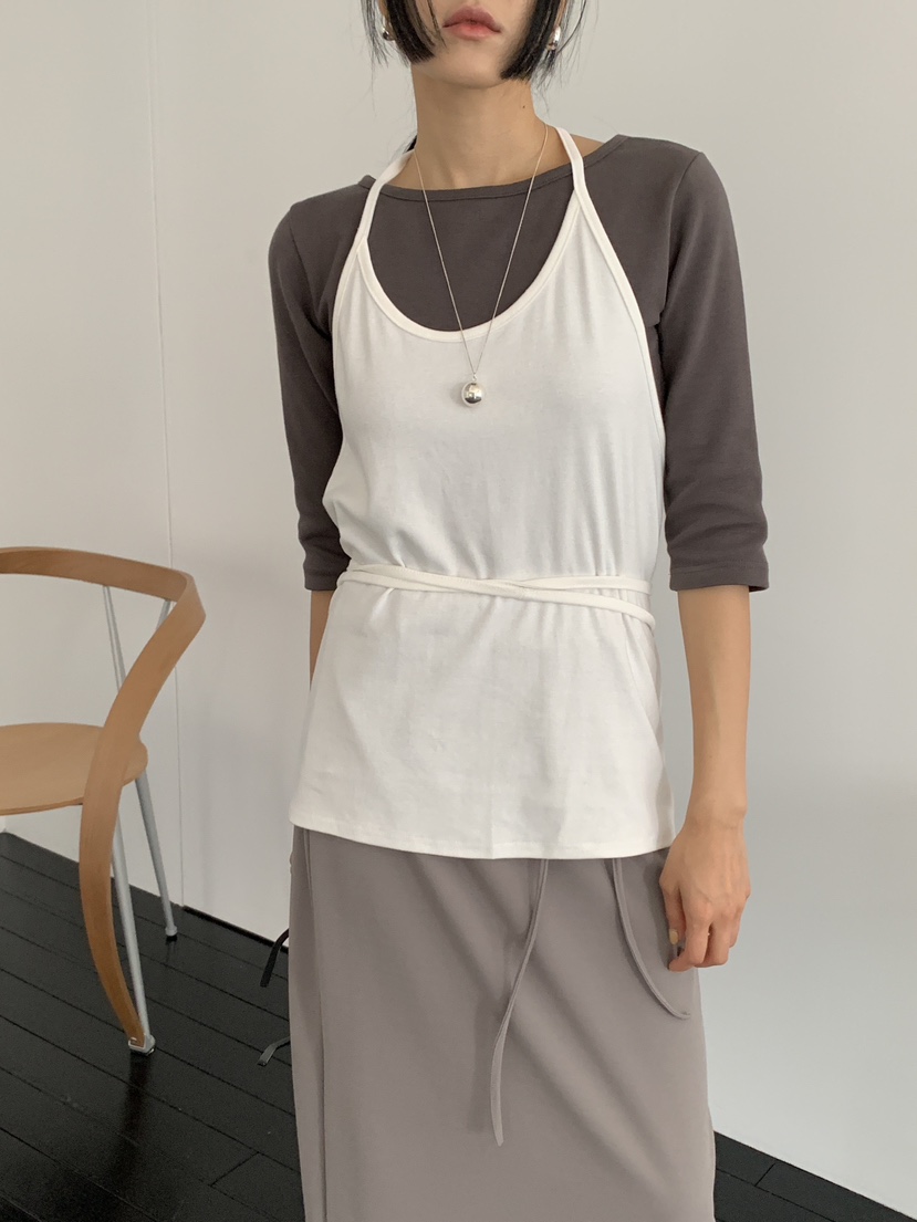 US韓國直郵東大門代購女裝新款推薦熱賣24春夏人氣吊帶背心US吊帶/背心