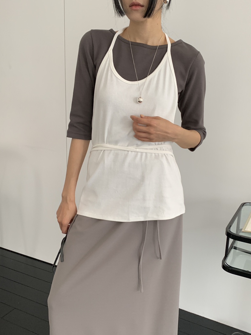 US韓國直郵東大門代購女裝新款推薦熱賣24春夏人氣吊帶背心US吊帶/背心