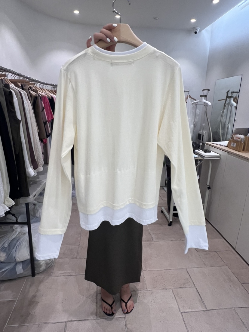 ANOTHER VICTORY直郵韓國代購女裝新款熱賣職業時尚長袖T恤PRIVIE長袖T恤