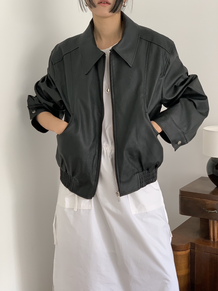 US直郵韓國代購女裝新款推薦時尚休閑熱賣真品人氣皮衣皮革US皮衣