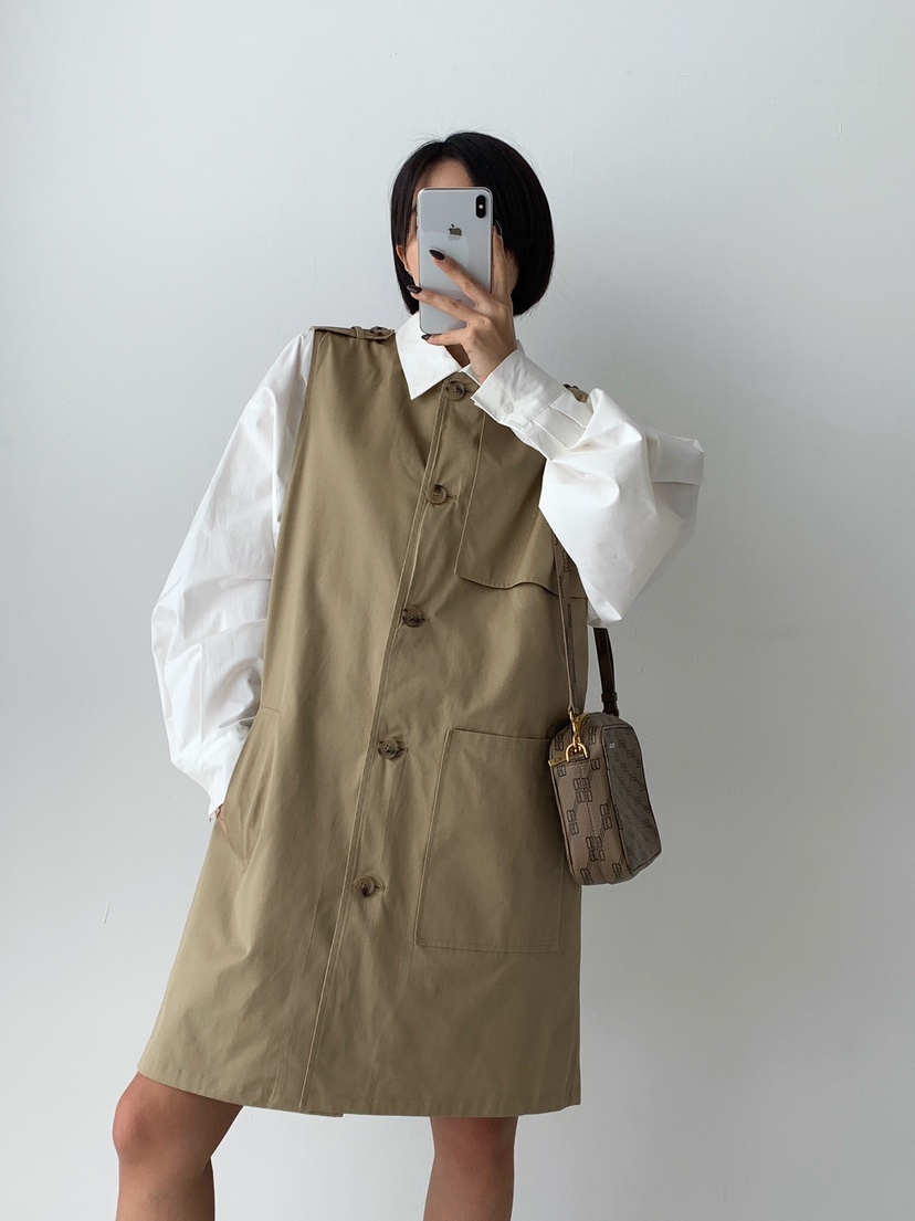 ANGLOG BEIGE韓國直郵東大門代購女裝新款人氣24春夏連衣裙ANGLOG BEIGE連衣裙