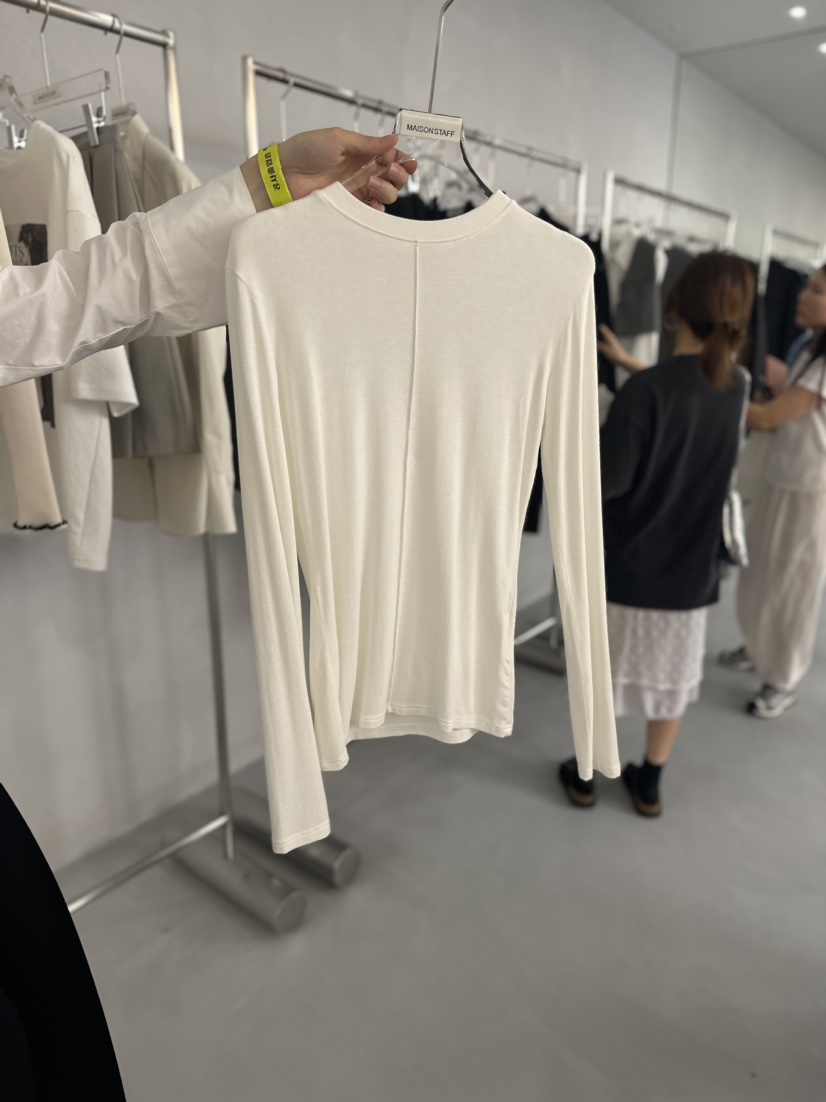 DOUBLE STANDARD/LE SMOKING韓國直郵東大門代購女裝新品熱賣長袖T恤MAISONSTAFF長袖T恤