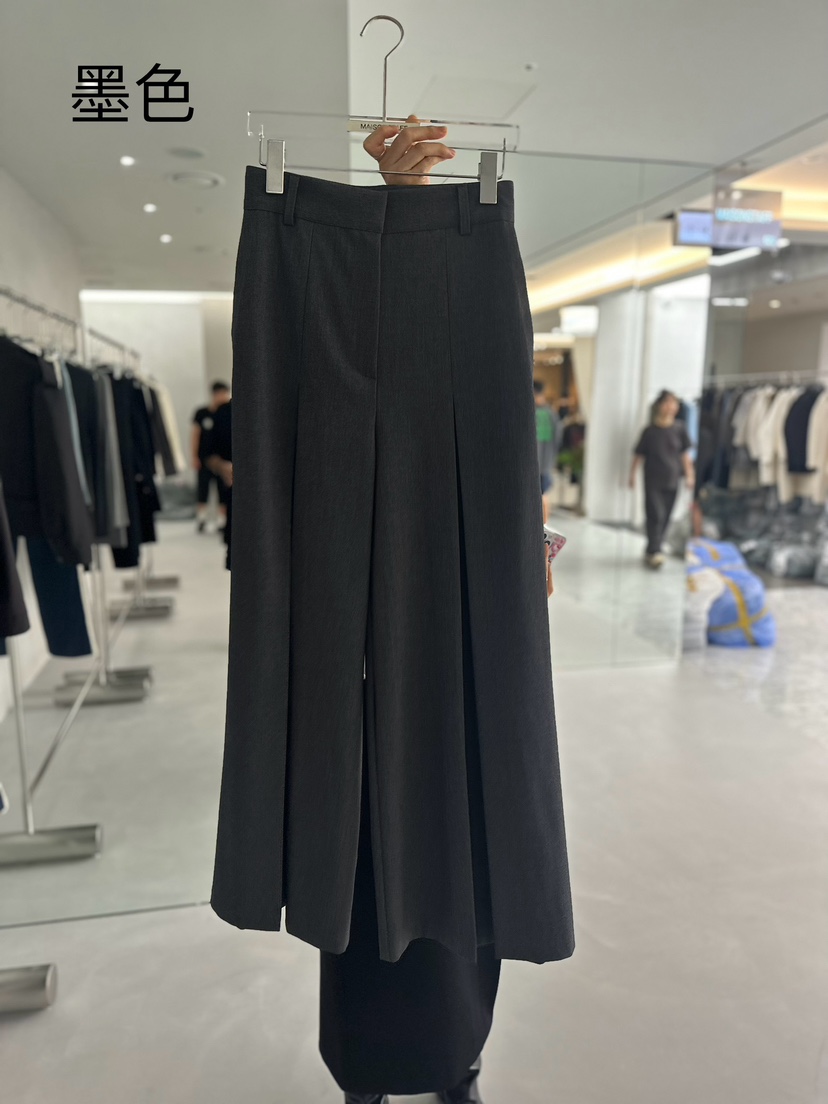 DOUBLE STANDARD/LE SMOKING直郵韓國代購女裝新品職業休閑褲MAISONSTAFF休閑褲圖色1