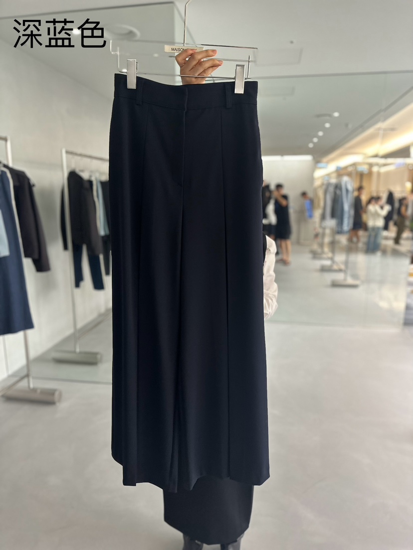 DOUBLE STANDARD/LE SMOKING直郵韓國代購女裝新品職業休閑褲MAISONSTAFF休閑褲圖色2
