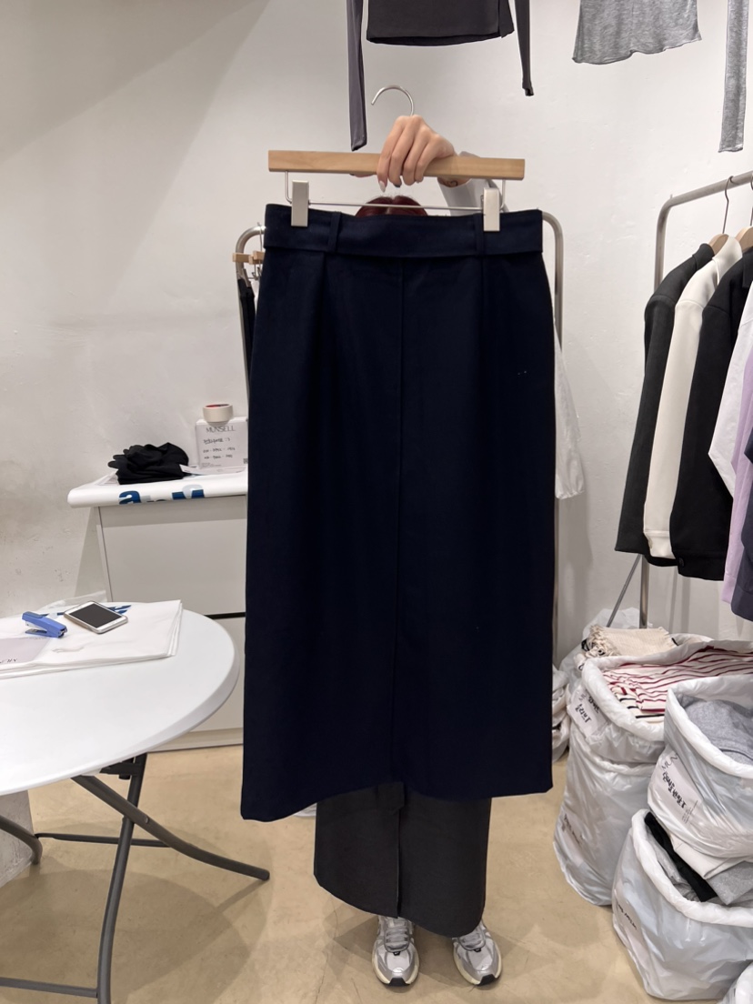 MUNSELL韓國直郵女裝新品人氣真品熱賣時尚半身裙中短裙腰帶MUNSELL半身裙/中短裙