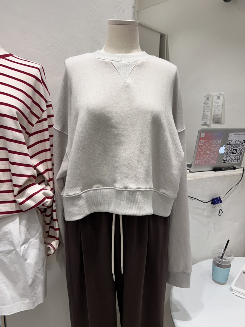 MUNSELL韓國直郵東大門實拍女裝新品推薦真品時尚24春夏衛衣MUNSELL衛衣圖色3