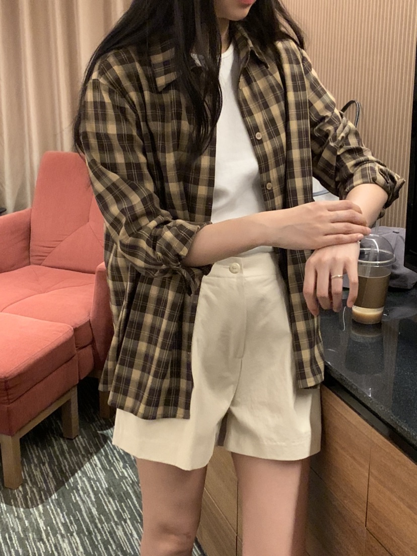 NOUVEAU韓國直郵女裝新款職業熱賣時尚24春夏人氣襯衫蕾絲衫NOUVEAU襯衫/蕾絲衫
