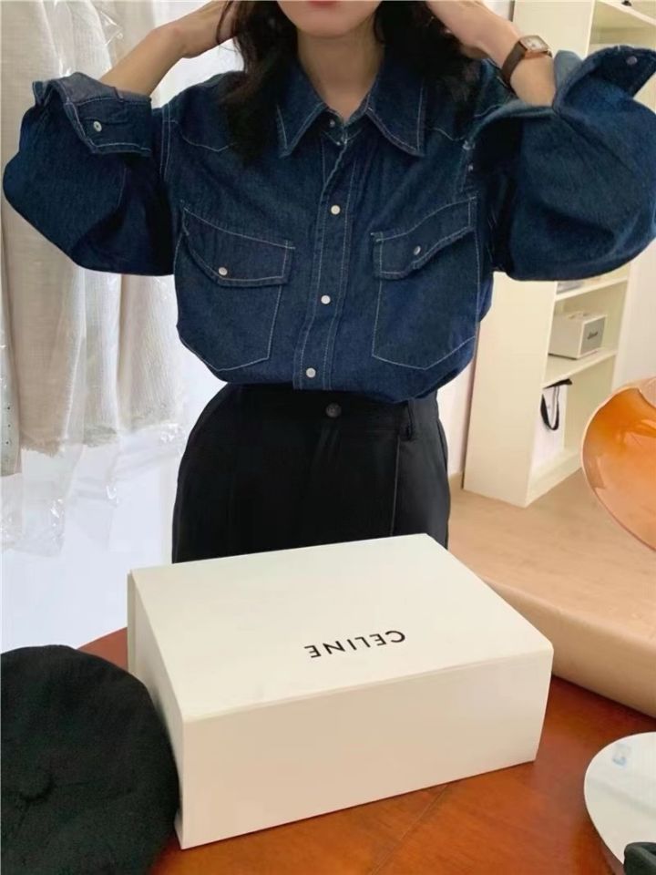 STAY HERE 直郵韓國代購女裝新品24春夏推薦襯衫蕾絲衫STAY HERE襯衫/蕾絲衫