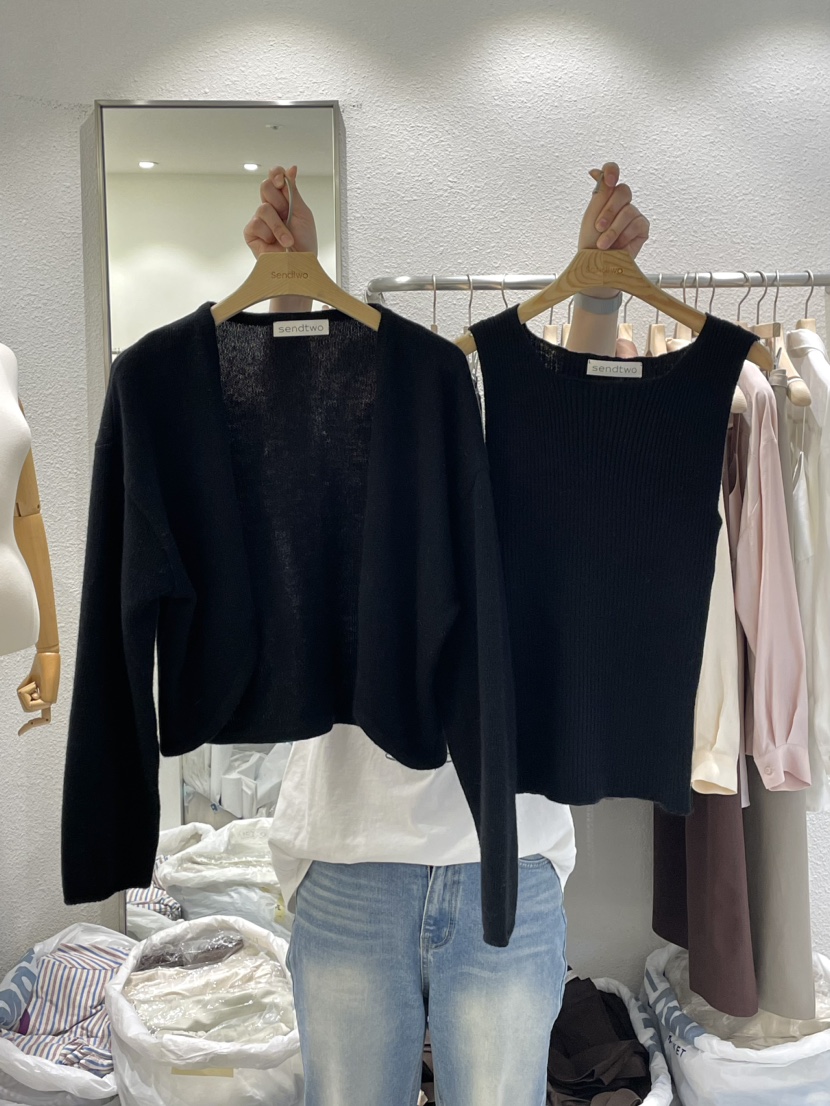 Sendtwo韓國直郵東大門實拍女裝新品休閑真品職業24春夏套裝SENDTWO套裝圖色5